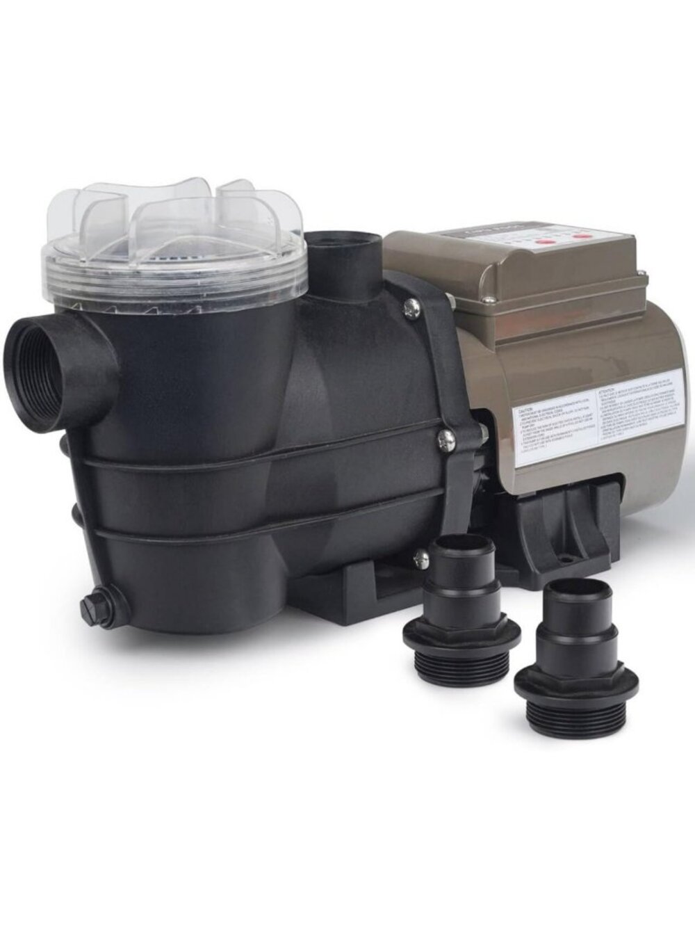 Above Ground Pool Pump with Timer, 1/3 HP, 2700 GPH Flow Rate, 115V Power